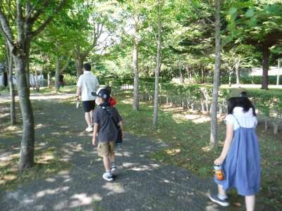 令和3年7月24日　夏季学習室活動・市民の森散策