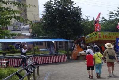 令和6年8月2日　夏季学習室活動・港まつり見学　水遊び