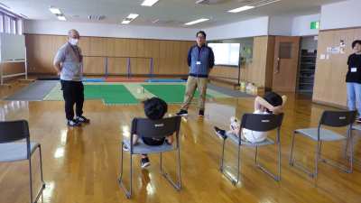 令和7年６月２１日　学習室活動・福祉センター　モルック体験