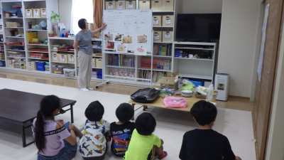 令和7年7月28日　夏季学習室活動・料理教室（サンドウィッチ、バニラアイス）