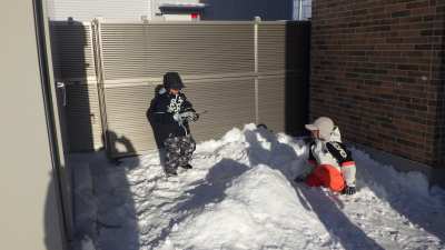 令和8年1月7日・8日　冬季学習室活動・雪遊び